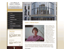 Tablet Screenshot of kellmanesq.com